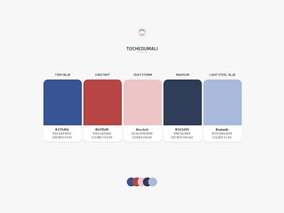 Color Combo - TOCHEDUMALI color combo color palette colors colorscheme colour design flat palette product design theme web design