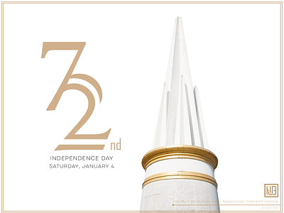 Independence Day Of Myanamar 72 adobe illustrator ai artwork cartoon illustration character illustration creative design day design graphic design illustration independence independence day myanmar typogaphy