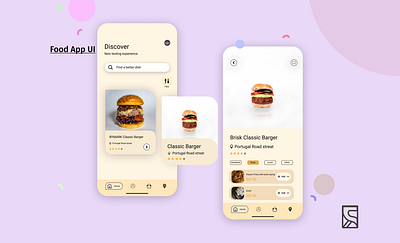 food review and reating ios app ui concept app dailyui dailyui23 dailyuichallenge design food and beverage food and drink food app foodapp iosapp reatingapp reviewapp ui uichallenge ux web