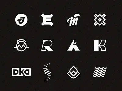 Logo Collection alex escu brand identity branding escuarts identity design logo logo collection logo design logofolio logomark logotype mark mark collection minimalism monogram symbol trademark