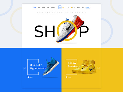 Shoe Ecommerce Site Design design concept ecommerce app ecommerce design shoes shop shopping ui ux design ui concept ux design ux ui design web app design web application design website website design