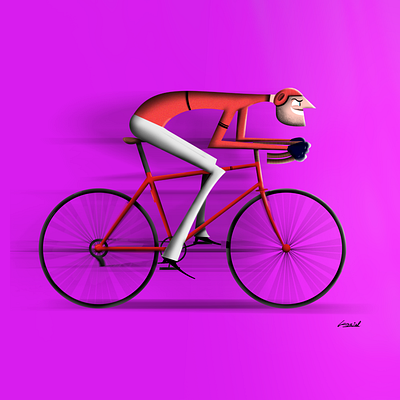 ciclista 01 illustration