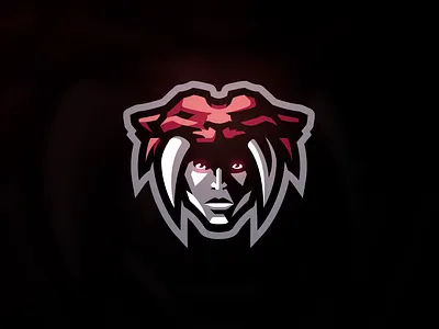 Caveman Mascot Logo angry branding cave caveman design e sports illustration logo mascot mascot logo old red vector white