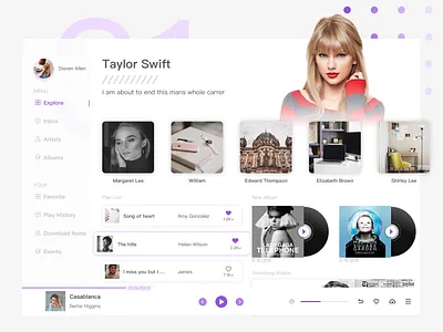 music player ui ui design