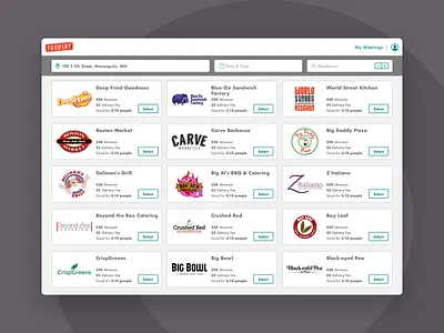 Foodsby Case Study case study delivery app food app food delivery product design startup ui ux