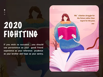 The first work in 2020, I hope you like it app illustration logo ux 插图