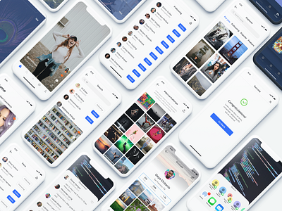 TokTok Social UI Kit app instagram social social app social media tiktok ui ui kit ui pack