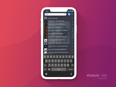 DailyUI–022 022 app dailyui ios search bar sketchapp soft ui ui ux vbakanas