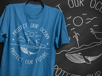 Protect our ocean protect our future ai design eps future ocean protect svg t shirt tee design vector