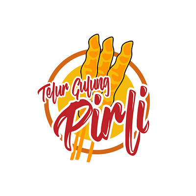 Pirli Telur Gulung branding design gulung logo logo design logos logotype telur telur gulung ukm umkm usaha