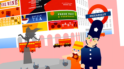 Piccadilly Circus, LDN [ 2020 ] animation art direction illustration