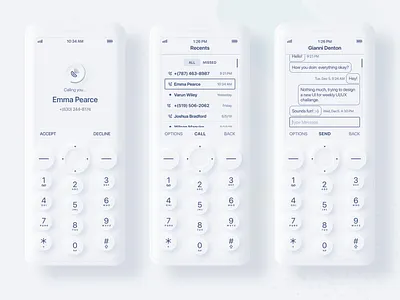 Mobile - Neomorphism 2020 2020 trend application clean dashboard design latest minimal mobile neomorphism skeumorphism trend ui ui ux ux