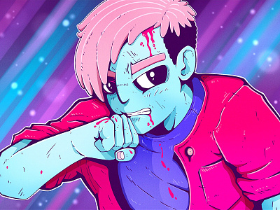 Revenge angry anime apple pencil character characterdesign comic cosmic hand drawn illustration manga procreate space