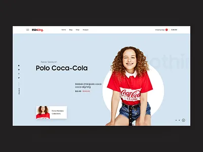 Thinking fashion clean clean ui concept ecommerce ecommerce app ecommerce shop fashion typography ui uiux webdesign website