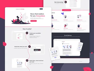 Smartfeed - landing page