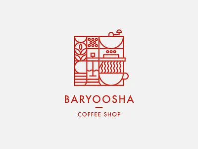 Logo for a Coffee Shop art art deco brand design branding design geometric illustrator logo minimal minimalist modern vector
