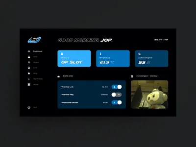 SafeSpace Controller 021 app branding card clean dailyui dark dark app dark mode dark ui dashboard design dribbble home interface safespace space ui ux web