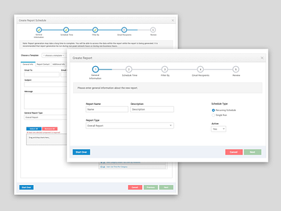 iboss - Report Scheduling Wizard cybersecurity design product design ui ux webdesign website website design