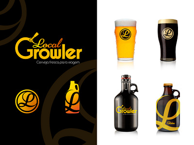 Local Growler | Branding Design branding branding design craftbeer design digitalart graphicdesign guidelines identity labeldesign logo social