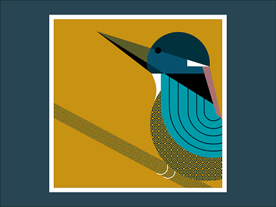 Kingfisher Illustration art birds bold cleandesign colourful creative designideas digitalart graphicdesign graphicillustration illustration instaillustration kingfisher posterart print rachelwynn simple visualart visualcommunication