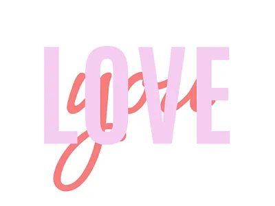 Love You cursive lettering love lover loveyou valentines valentines day valentinesday