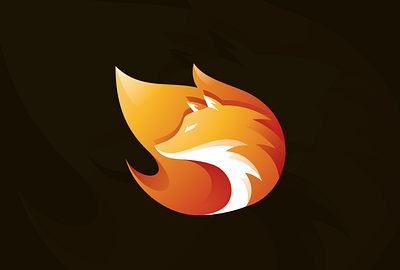 Flame Fox logo branding design flame fox logo flame fox logo fox logo graphic design illustration logo logo design vector