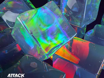 Ice and Lights 3d abstract cinema4d global illumination ice occasionalrender redshift3d