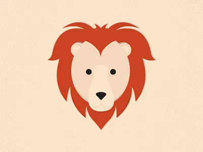 Lion animal illustration animals bright cheery design flat fun graphic design icons illustration line lion shape simplistic