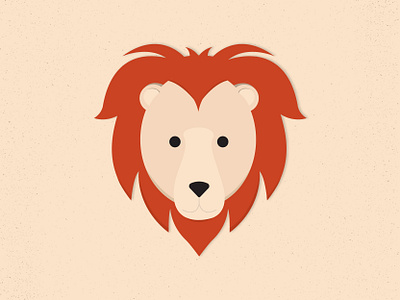 Lion animal illustration animals bright cheery design flat fun graphic design icons illustration line lion shape simplistic