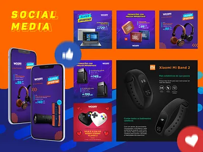 WCOM Informática - Social Media design instagram post marketing digital social media