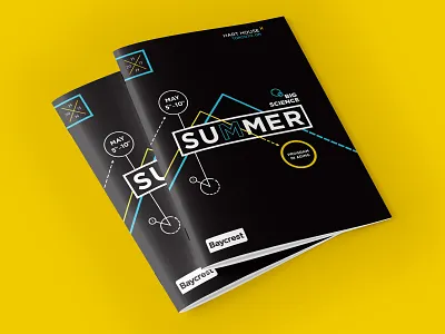 Big Science Summer - Event Program aging baycrest branding conference design event illustration program science summer training