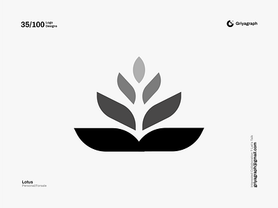 Lotus Logo beauty color creative design flat graphic icon idea line logo lotus minimal modern natural rounded sea simple symbol vector yoga