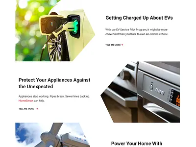 Medium Fidelity Visual Concepts for Xcel Energy Redesign branding design responsive ui