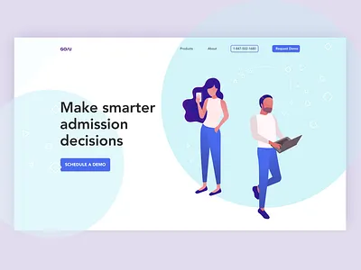 Admission website idea