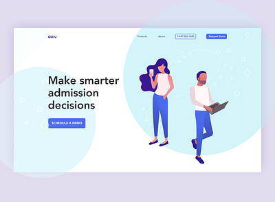 Admission website idea