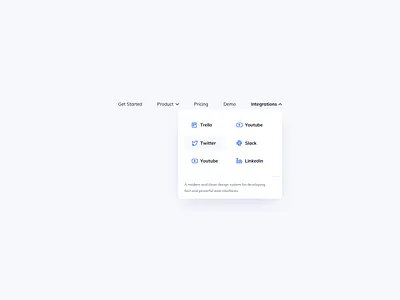 Menu Dropdown UI Design daily ui dailyui design system dropdown dropdown design dropdown ui flow ui ildiesign menu menui ui themesberg ui ui design ui kit ui kit design ui pattern ux ux design