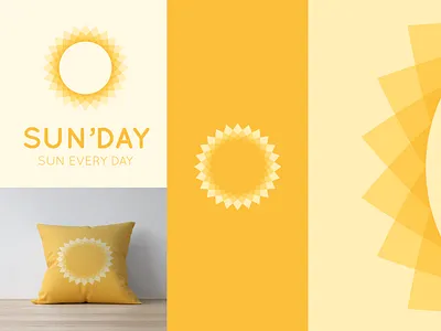 Brand Logo - SUN'DAY by Graphistol branding design freelance graphiste graphistol identité visuelle illustration logo logotype vector