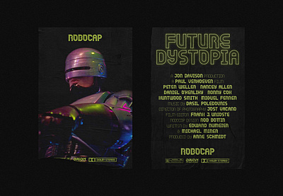 Robocap Type Specimen art direction brand identity branding design dystopia film poster future graphic design identity design logo los angeles photography poster poster design robocop robot type type design typeface typography