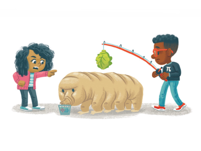 Water Bear books children illustration kidlit kidlitart kids picture book science tardigrade water bear