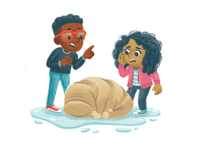 Now what?! books children illustration kidlit kidlitart kids picture book science tardigrade water bear