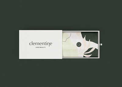 Clementine Packaging beauty branding clean beauty deodorant illustration logo minimalism packaging skin care typography