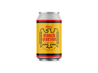 Rauch Espezial aslan beer bellingham branding brewery can craft beer german rauchbier washington