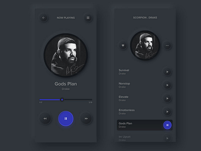 Music App - Neumorphic app ios mobileapp music neumorphic