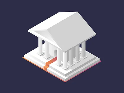 Financial Institution bank brand branding design dwolla finance financial fintech illustration isometric vector web