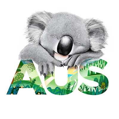 Love for Australia art australia bushfires cute design draw fires graphic design handmade help illustration koala lettering lettering art love procreate typography