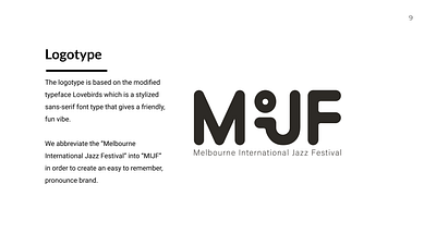 Melbourne International Jazz Festival 2020 Concept - Logotype brand brand identity branding design concept design design life design student graphic graphic design jazz jazz festival melbourne student work