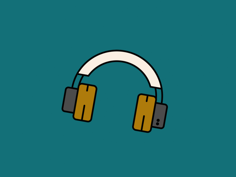 Music is good, do you like music? adobe after effects animated gif bluetooth denver design designer graphic design icon illustration illustrator lines logo minimal motion motion design motion graphics music trim paths vector