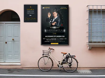 Premium poster design for #1 Croatia´s Hypnotist hypnotize poster design premium design