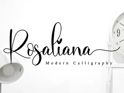 Rosaliana // Lovely Script Font beautiful font blogger font calligraphy custom font elegant font fashion font feminine font font for logos handmade handwritten font heart font heart swashes instagram font logo font lovely font modern calligraphy modern font romantic font script trendy font