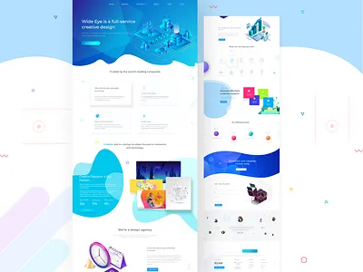 website home creative website graphic design illustraion illustration isometric isometric design isometric website landing ui website design